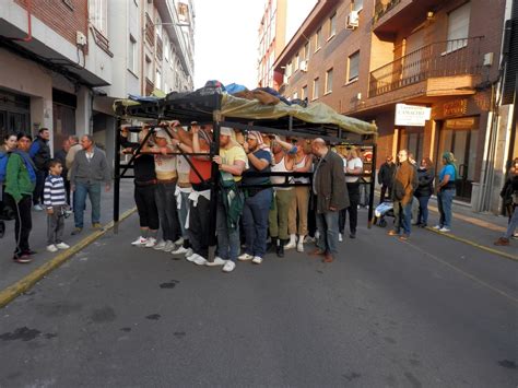 COFRADÍA DE LA FLAGELACIÓN IMÁGENES DEL PRIMER ENSAYO DEL PASO DE PALIO