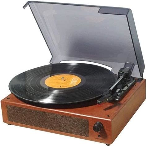 Gramophone Tourne Disque Vinyle Bluetooth Platine Vinyle Vintage