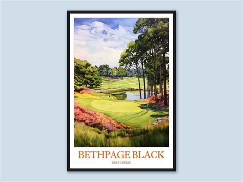 Bethpage Black Wall Art Bethpage Black Poster Bethpage Black Print Art ...