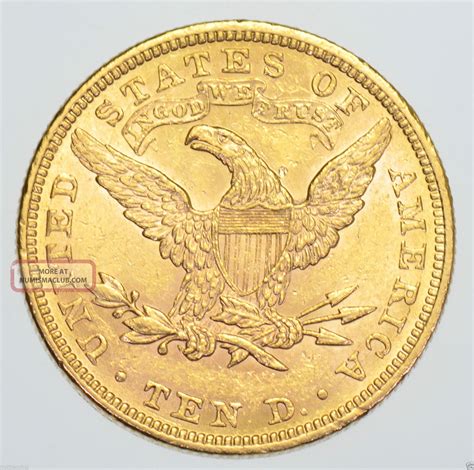 Usa United States Ten Dollars Liberty Head Gold Coin