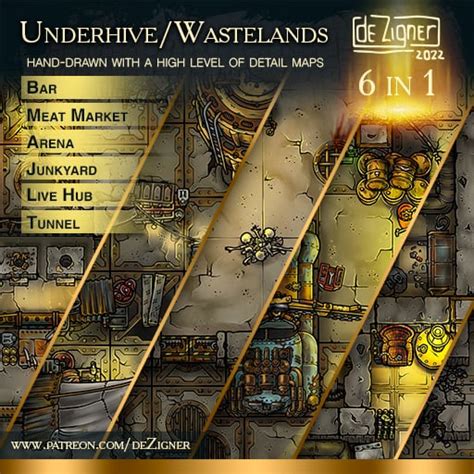 New Map Set Underhivewastelands City On Roll20 Marketplace Now R