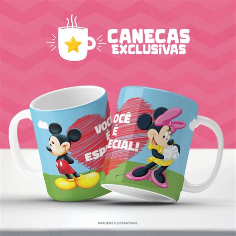 Caneca Personalizada Mickey E Minnie Elo Produtos Especiais