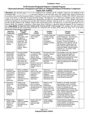 Fillable Online Extension Ucr Ds Classroomlaboratory Management And