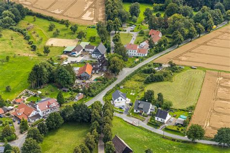 Stentrop Von Oben Dorfkern Am Feldrand In Stentrop Im Bundesland