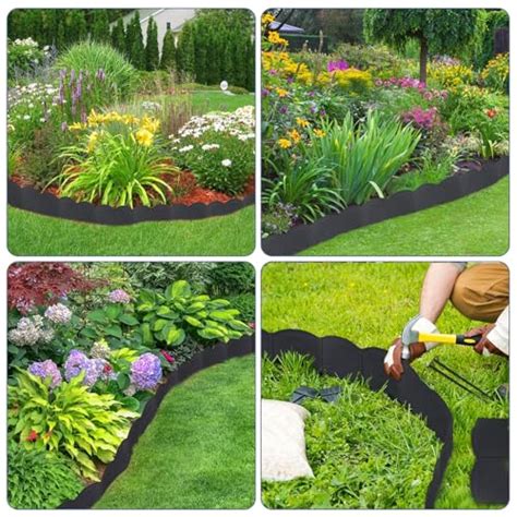 20ft Garden Edging Border No Dig Landscape Edging Lawn Garden Fence