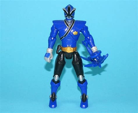 MMPR POWER RANGERS SAMURAI ZORD SWORDFISHZORD & BLUE RANGER 2011 BANDAI ...