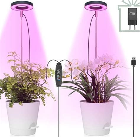 Ainiv Élèvent Lumière Plantes Lampe de Croissance LED à Spectre Complet