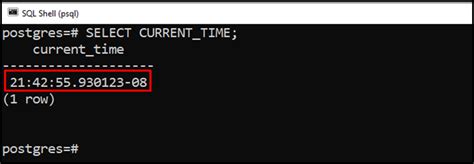 Postgresql Current Time Function With Practical Examples