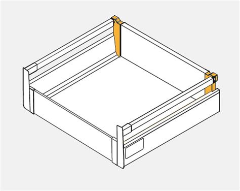 Mocowanie Cianki Tylnej Modern Box Wysoka Antracyt Pb D W R