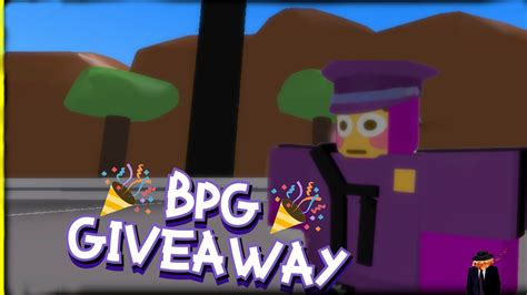 GIVING AWAY BOOTLEG PURPLE GUY Roblox A Bizarre Day MODDED YouTube