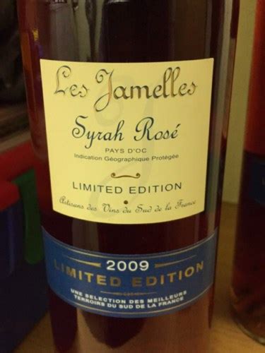 Les Jamelles Syrah Ros Vivino Brasil