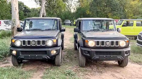 Maruti Jimny Base Vs Top Variant Side By Side Compared Thefactsheets