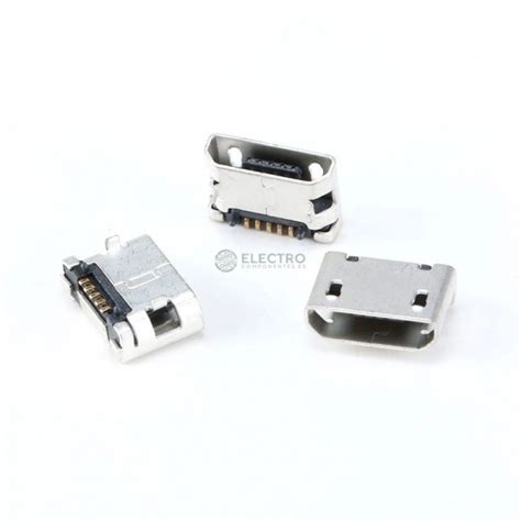 Conector Micro Usb Tipo B Hembra Soldar Smd Modelo