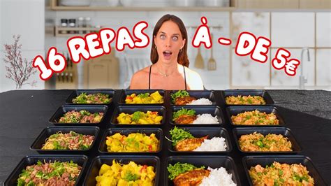 Meal Prep En Heures Par Repas Semaine Healthy Petit