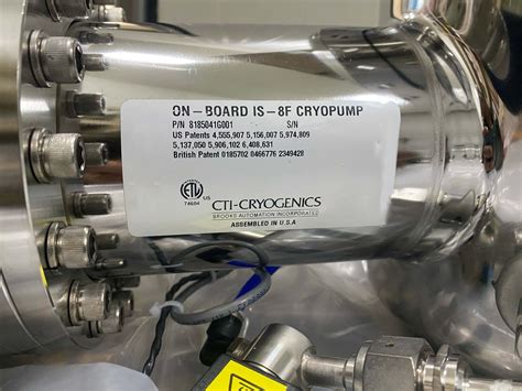 Cti Cryogenics Is F On Board Pump Used For Sale Price