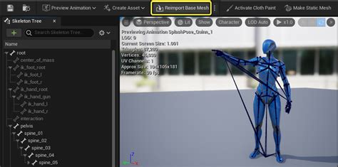Skeletal Mesh To Static Mesh Conversion In Unreal Engine Unreal