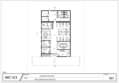 Design Project For New Floorplan For Law Office In United States Arcbazar