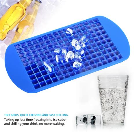 Silicone Ice Cube Tray Grids Small Ice Maker Mini Ice Cubes Small