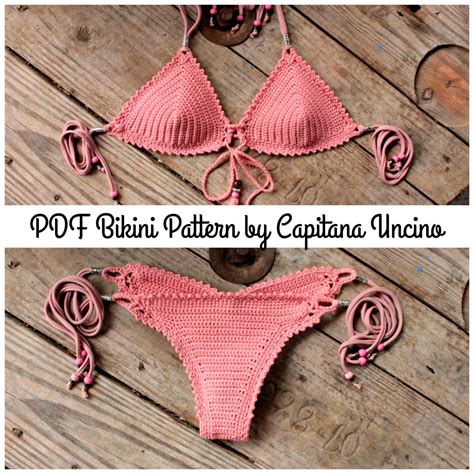 Pdf Crochet Pattern For Thaleia Crochet Bikini Top And Brazilian