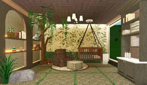 Bloxburg Baby Room Design Ideas: Jungle Theme