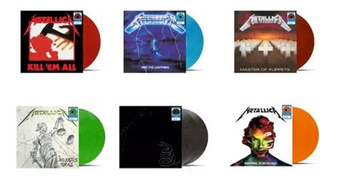 Metallica Black Album Vinilo Negro MÁrmol Vinilo 2021 Mercadolibre