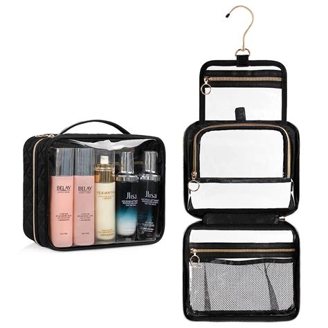 Amazon Cubetastic Clear Toiletry Bag Transparent Travel Makeup