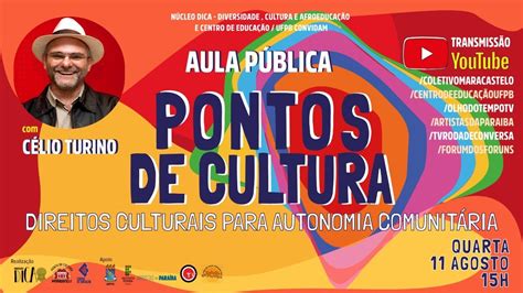 Aula Pública Pontos de Cultura YouTube