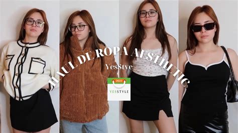 Haul De Ropa Aesthetic Yesstyle Youtube