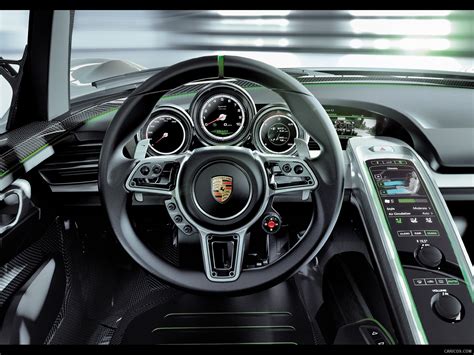 2010 Porsche 918 Spyder Concept - Interior, Dashboard | Caricos