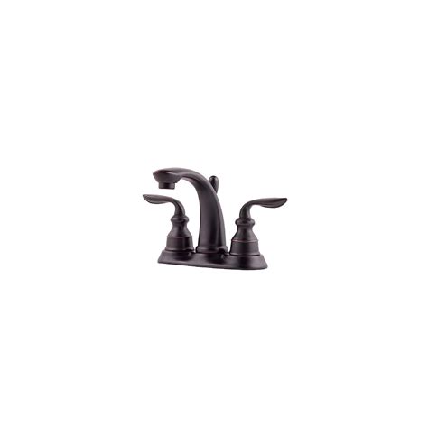 Pfister Avalon 4 Inch Centreset 2 Handle Bathroom Faucet In Tuscan Bronze Finish The Home