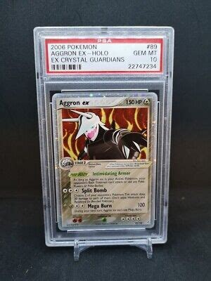 Pokemon Crystal Guardians Aggron EX 89 100 PSA 10 GEM MINT EBay