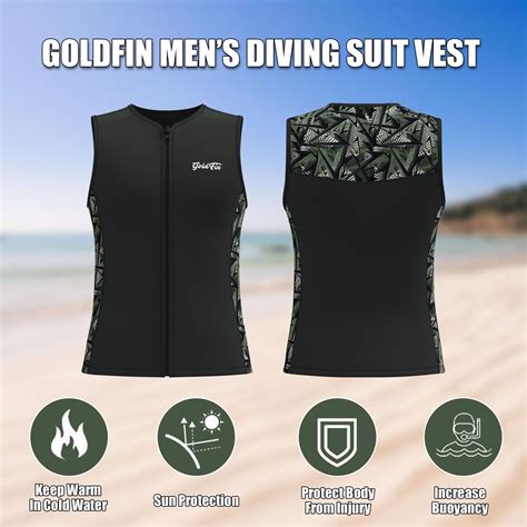 Snapklik Wetsuit Sleeveless Top For Men Women Mm Front Zip