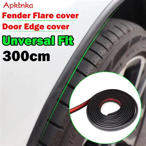 Universal Carro Fender Flares Arcos De Borracha Asa Arco Extens O Roda