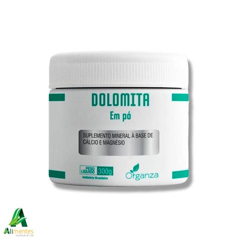 Dolomita Suplemento Em P Organza Alimentes