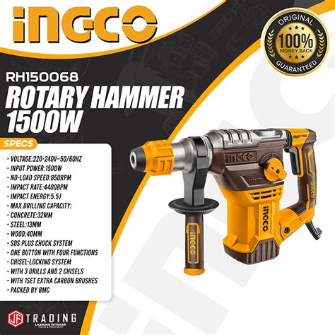 Ingco Rotary Hammer W Rh Hd High Quality Jf Trading