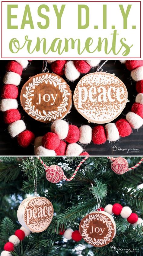 Top 24 Diy Wooden Christmas ornaments - Home, Family, Style and Art Ideas