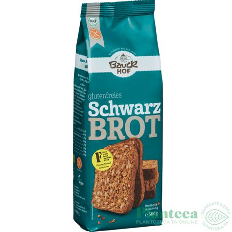 Premix Paine Neagra Fara Gluten Eco 500g Bauck Hof Pret 25 7 Lei