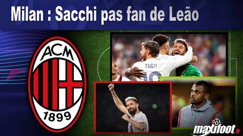 Milan Sacchi Pas Fan De Le O Football Maxifoot