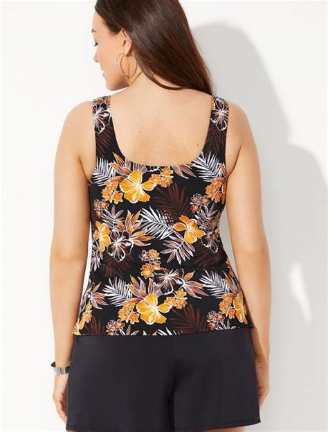 Plus Size Ohana Classic Tankini With Loose Short