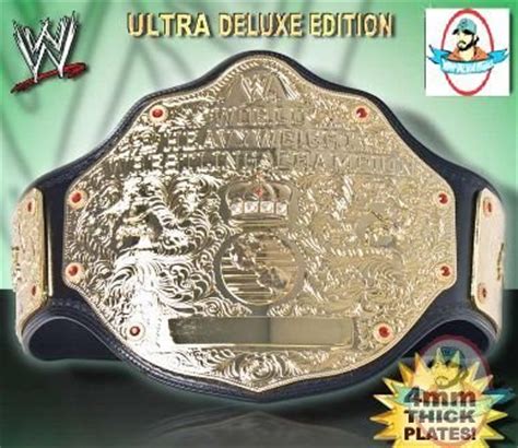 WWE World Heavyweight Ultra Deluxe Replica Belt | Man of Action Figures