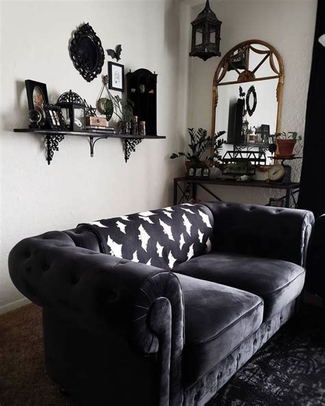 27 Cool Gothic Living Room Designs DigsDigs