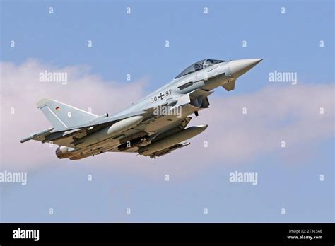 German Air Force Eurofighter jet in flight Stock Photo - Alamy