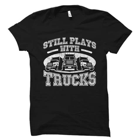 Funny Trucker Shirt Trucker T Trucker T Shirt T For Etsy