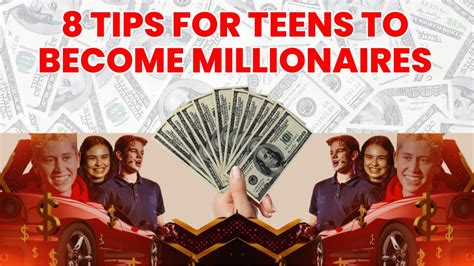 Tips To Start Your Millionaire Journey In The Teen Millionaire