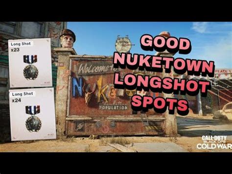 Best Way To Get Longshot Medals On Nuketown On Cold War Youtube