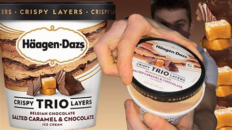 Crispy Trio From Haagen Dazs Review Salted Caramel And Chocolate Youtube