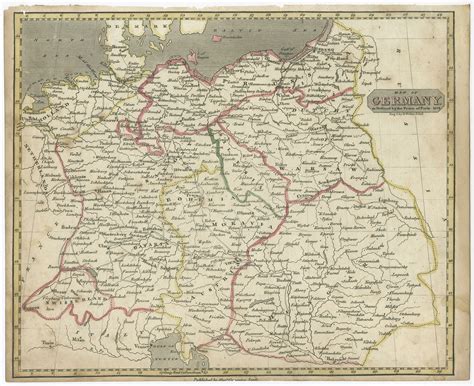 Map Of Germany Walker C1820