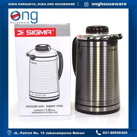 Jual Termos Tuang Stainless Thermos Air Panas 1L Sigma Vacuum Jug PJS