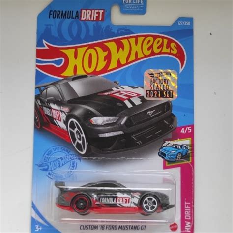 Jual Hotwheels Custom Ford Mustang Gt Formula Drift Factory Sealed