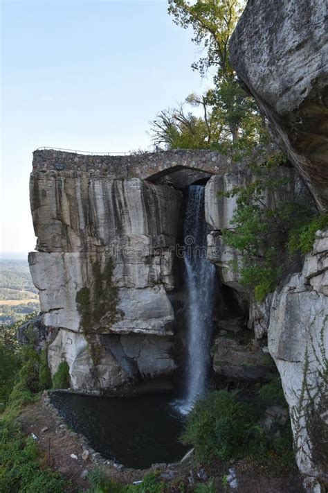 Lover`s Leap At Rock City Gardens In Chattanooga, Tennessee Stock Image - Image of skies, city ...